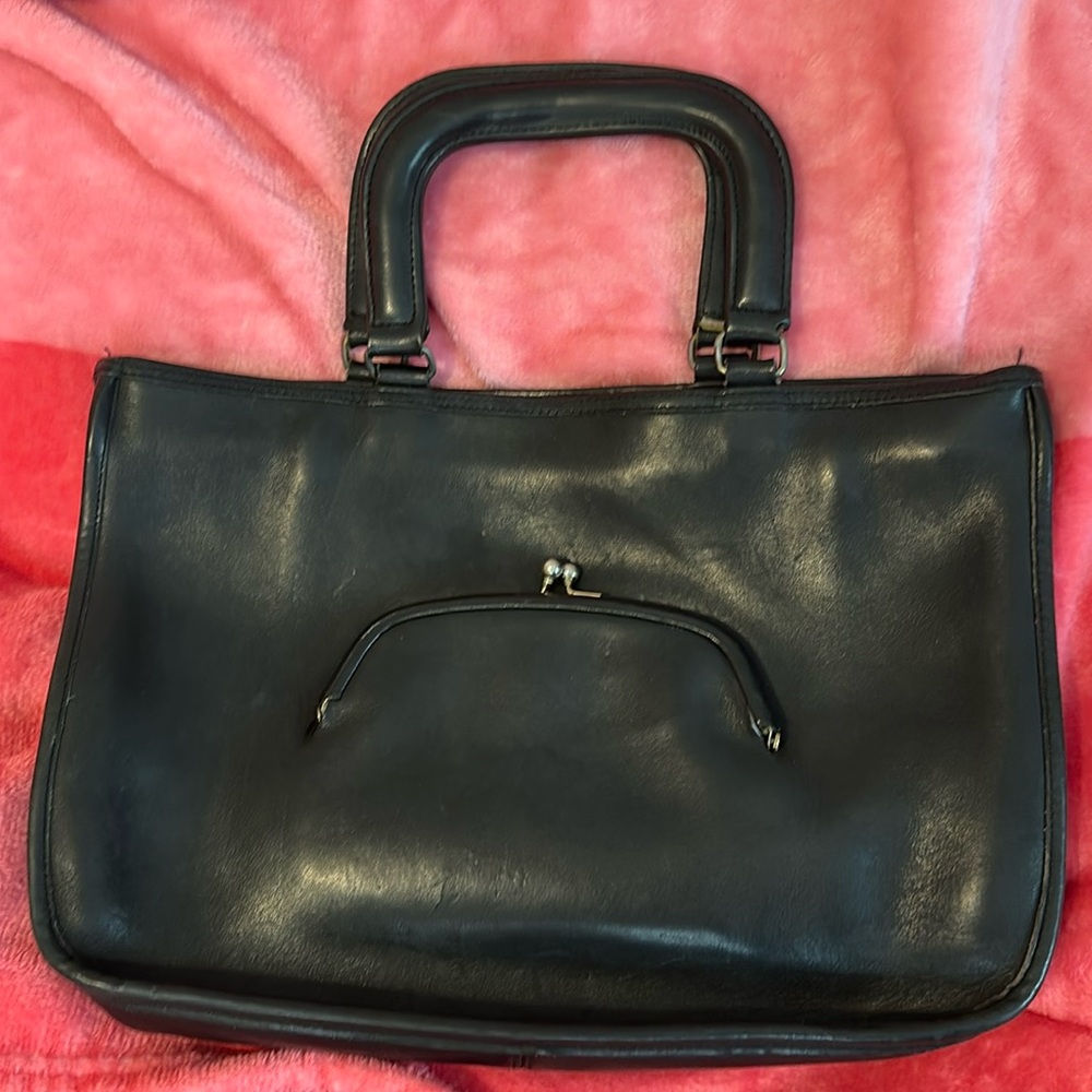 Vintage Bonnie Cashin Coach Watermelon Kisslock Tote